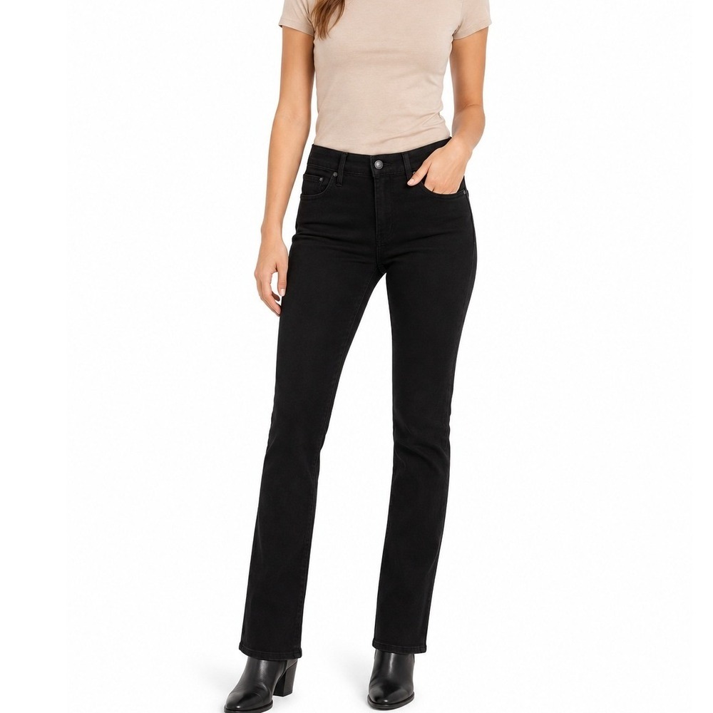 Levi's 312 Shaping Slim Black Jeans Women's Stretch Denim | Size 27